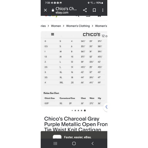 Chico's Linen Top Women's Pullover Tunic Sz 3 (XL) Short Sleeve White Office - Picture 12 of 12